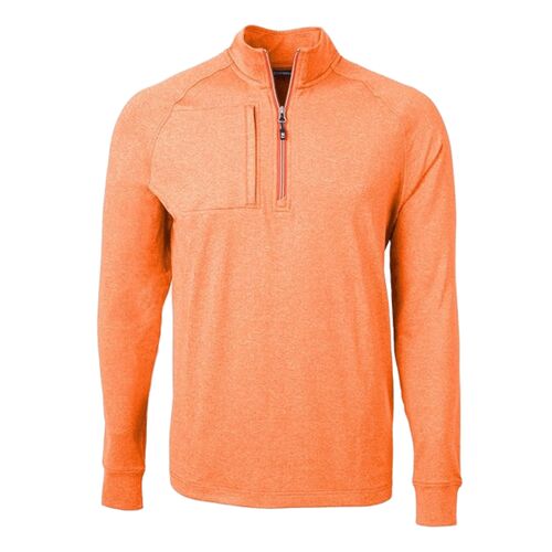 Cutter & Buck Adapt Eco Knit Heather Mens Quarter Zip Pullover Thumbnail