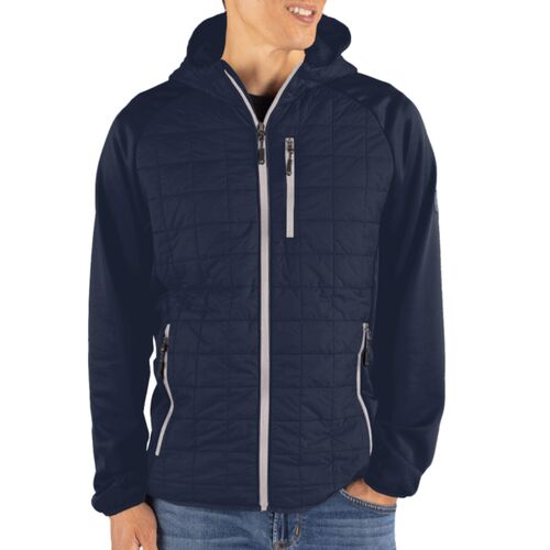 Cutter & Buck Rainier Primaloft Mens Eco Full Zip Hybrid Jacket Thumbnail