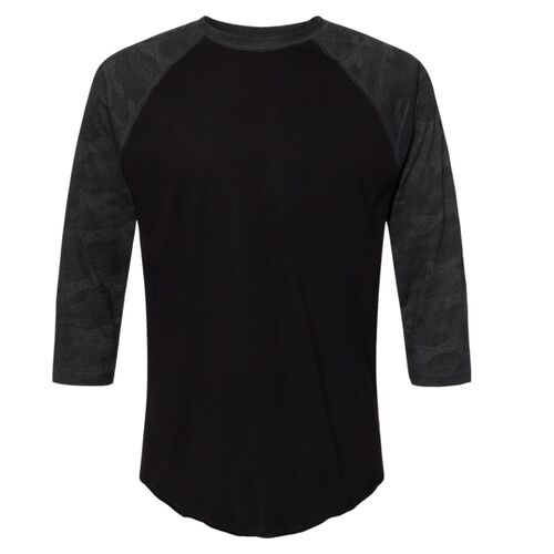 Men's Baseball Fine Jersey Three-Quarter Sleeve Tee Thumbnail