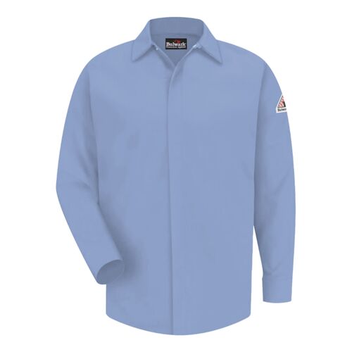Men's Concealed-Gripper Pocketless Work Shirt Thumbnail