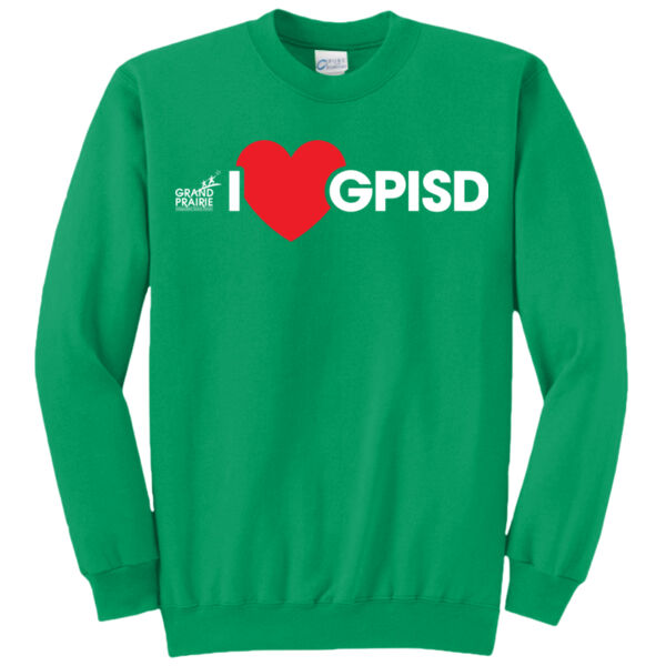 I HEART GPISD - Unisex 50/50 Crew Sweatshirt Thumbnail
