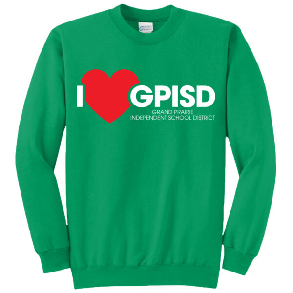 I HEART GPISD - Unisex 50/50 Crew Sweatshirt Thumbnail
