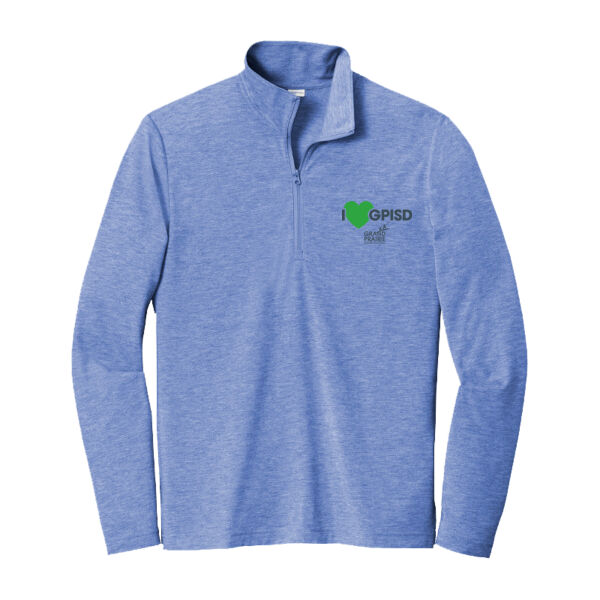 GPISD - PosiCharge ® Tri Blend Wicking 1/4 Zip Pullover Thumbnail