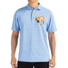 Cutter & Buck Virtue Eco Pique Tile Print Recycled Mens Polo Thumbnail