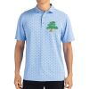 Cutter & Buck Virtue Eco Pique Tile Print Recycled Mens Polo Thumbnail