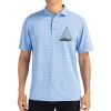 Cutter & Buck Virtue Eco Pique Tile Print Recycled Mens Polo Thumbnail