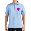 Cutter & Buck Virtue Eco Pique Tile Print Recycled Mens Polo Thumbnail