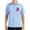 Cutter & Buck Virtue Eco Pique Tile Print Recycled Mens Polo Thumbnail