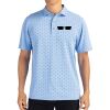 Cutter & Buck Virtue Eco Pique Tile Print Recycled Mens Polo Thumbnail